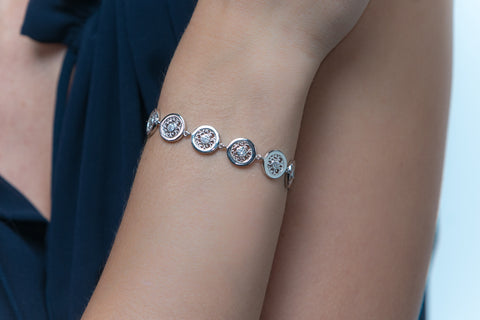 Lace Silver Bracelet (LSS-BR-925)